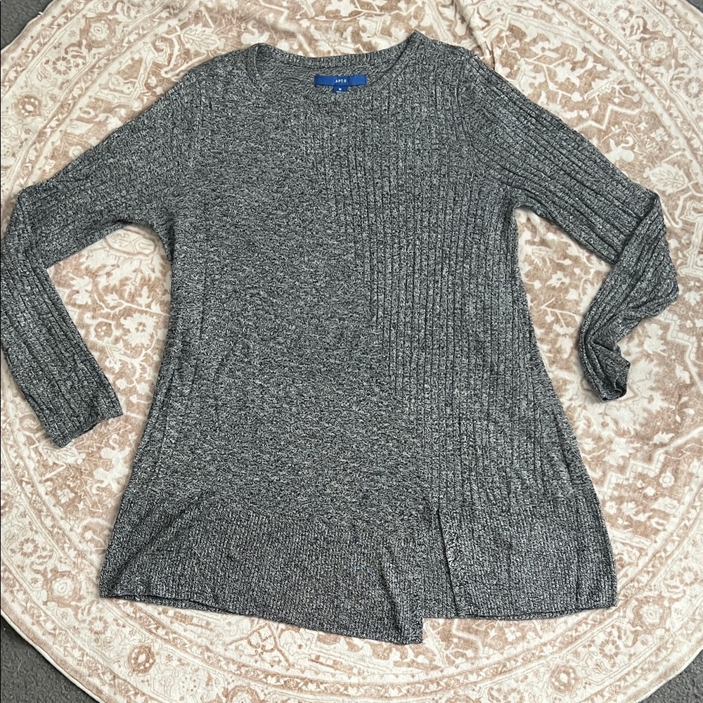 Apt. 9 Charcoal Knit Sweater